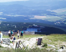 Blick von Sessellift auf Strebske Pleso